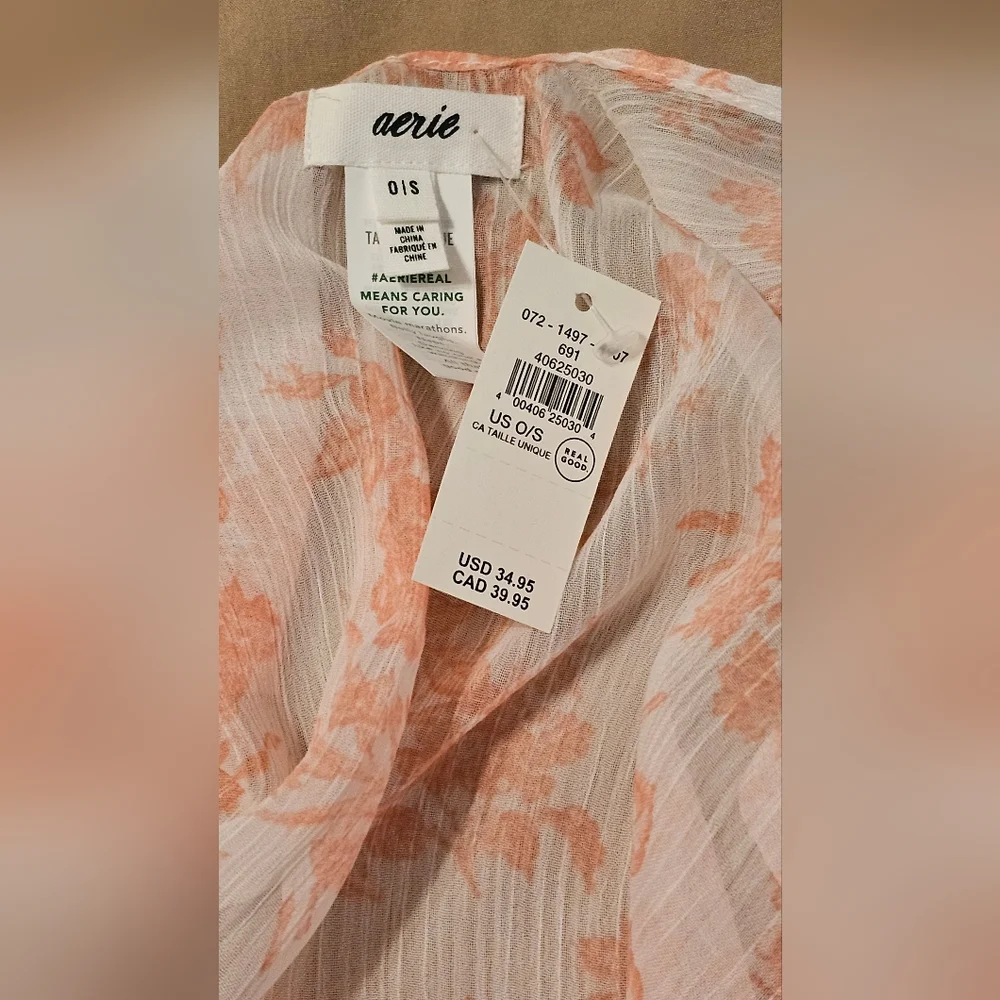 Aerie Pink‎ Ciffon Cape - Picture 7 of 9